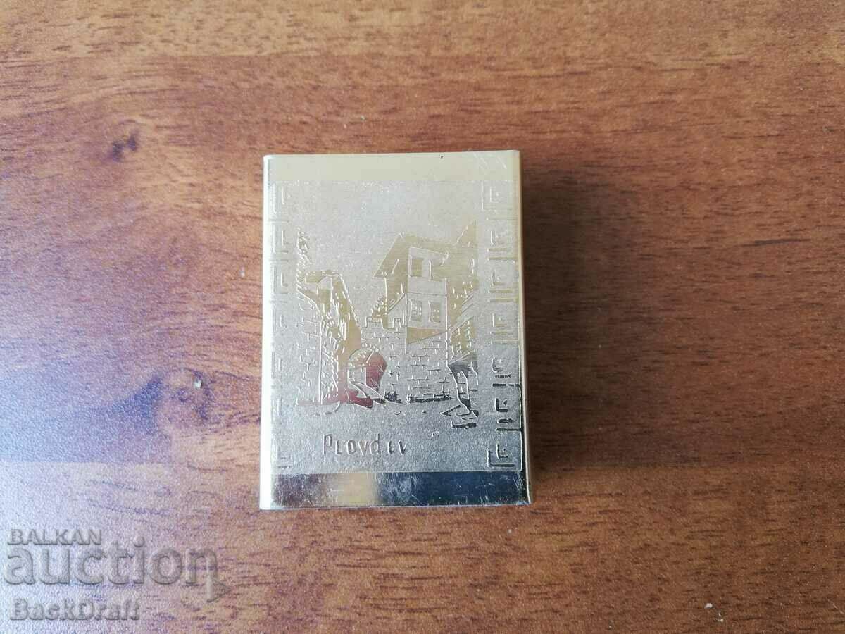 Rare Soc Advertising Match Holder, Plovdiv, Fair - 5 Rare Soc Advertising Match Holder, Plovdiv, Fair - 5