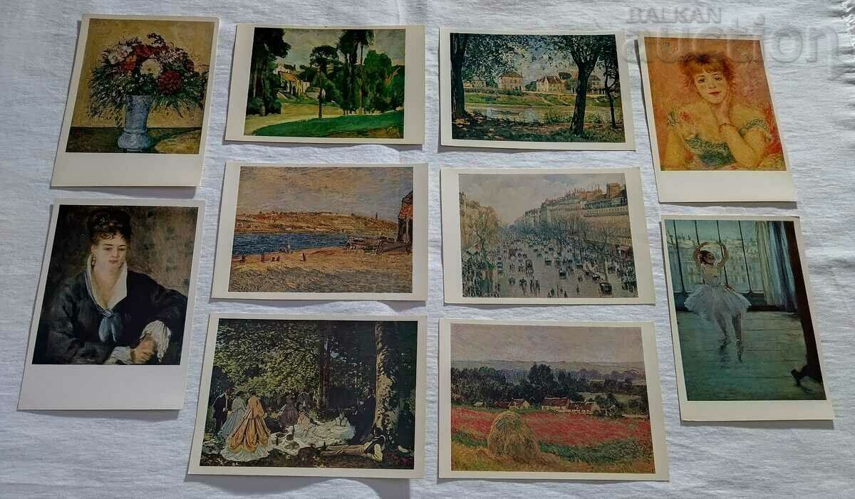 FRENCH IMPRESSIONISTS IN RUSSIAN MUSEUMS ALBUM 1982 - 5 FRENCH IMPRESSIONISTS IN RUSSIAN MUSEUMS ALBUM 1982 - 5