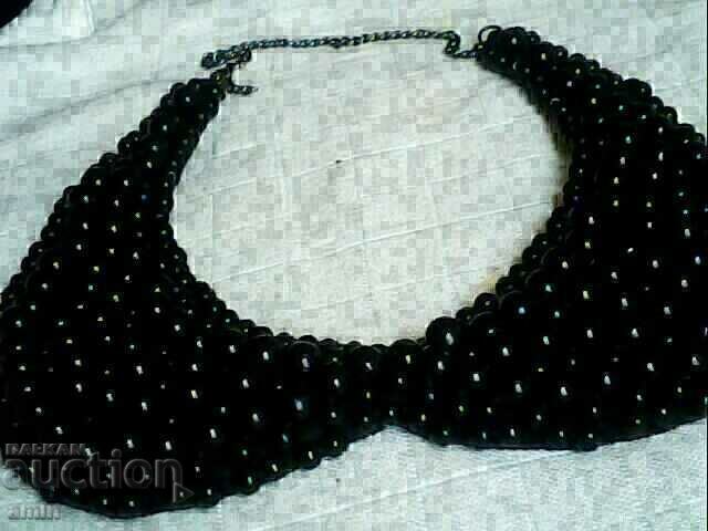 beautiful costume necklace made of natural onyx stones beautiful costume necklace made of natural onyx stones