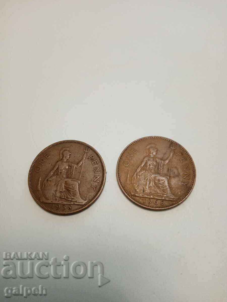 COINS - GREAT BRITAIN - 4 pcs. with price 3.00 BGN | € 1.53 COINS - GREAT BRITAIN - 4 pcs. with price 3.00 BGN | € 1.53