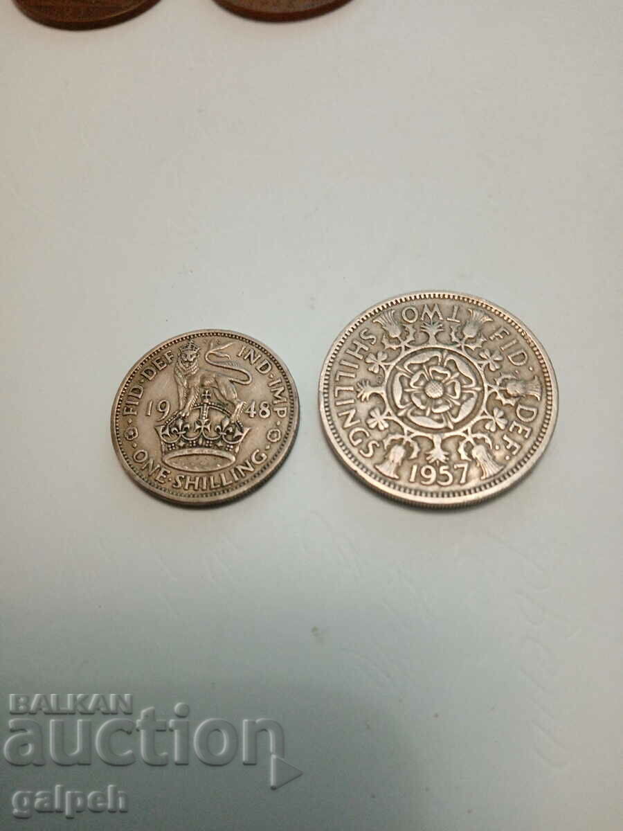 Auction COINS - GREAT BRITAIN - 4 pcs. Auction COINS - GREAT BRITAIN - 4 pcs.