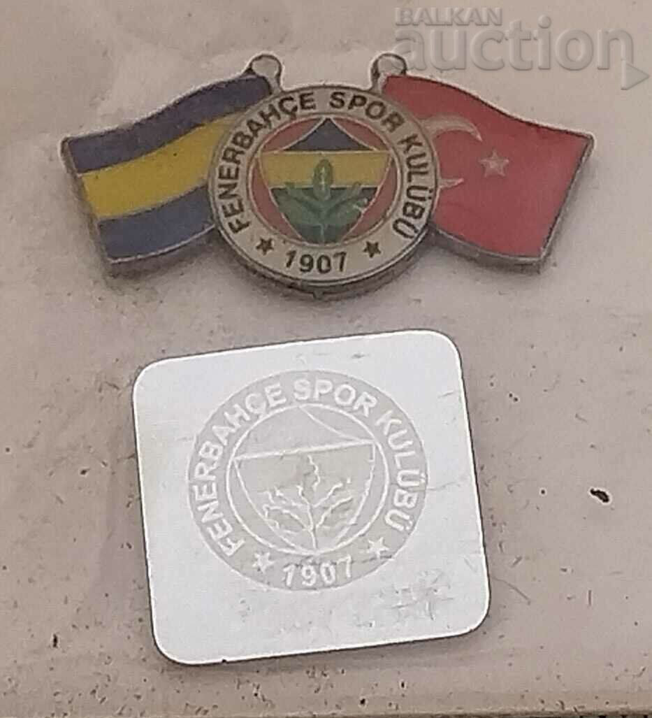 FENERBACH TURKEY FOOTBALL BADGE LOT 2 PCS with price 9.00 BGN | € 4.60 FENERBACH TURKEY FOOTBALL BADGE LOT 2 PCS with price 9.00 BGN | € 4.60