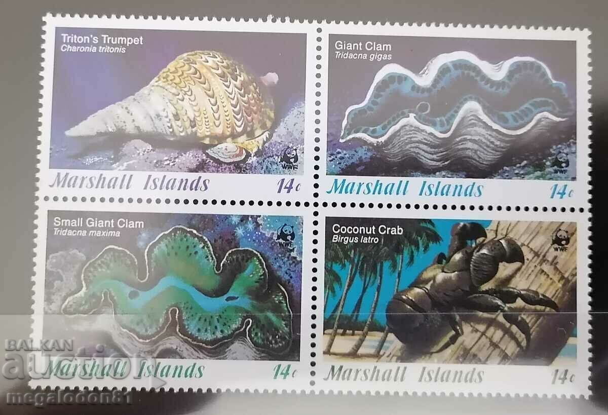 Νησιά Μάρσαλ - Πανίδα, Μύδια, Κοχύλια WWF