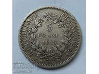 5 Francs Silver France 1873 A - Silver Coin #207