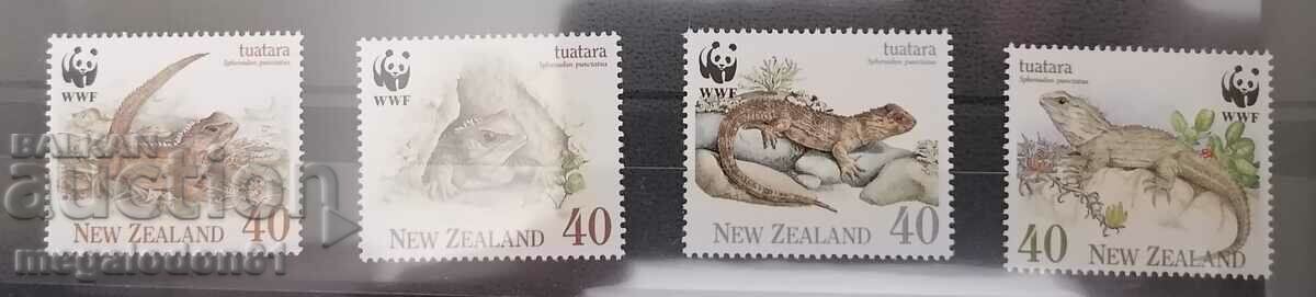 Нова Зеландия - WWF фауна, местни видове гущери