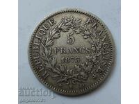 5 Francs Silver France 1873 K - Silver Coin #209