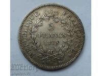 5 Φράγκα Ασήμι Γαλλία 1873 K - Ασημένιο νόμισμα #210