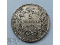 5 Francs Silver France 1873 A - Silver Coin #211