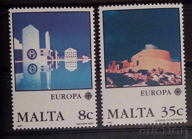 Malta 1987 Europe CEPT Buildings MNH
