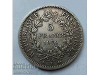 5 Francs Silver France 1874 K - Silver Coin #212