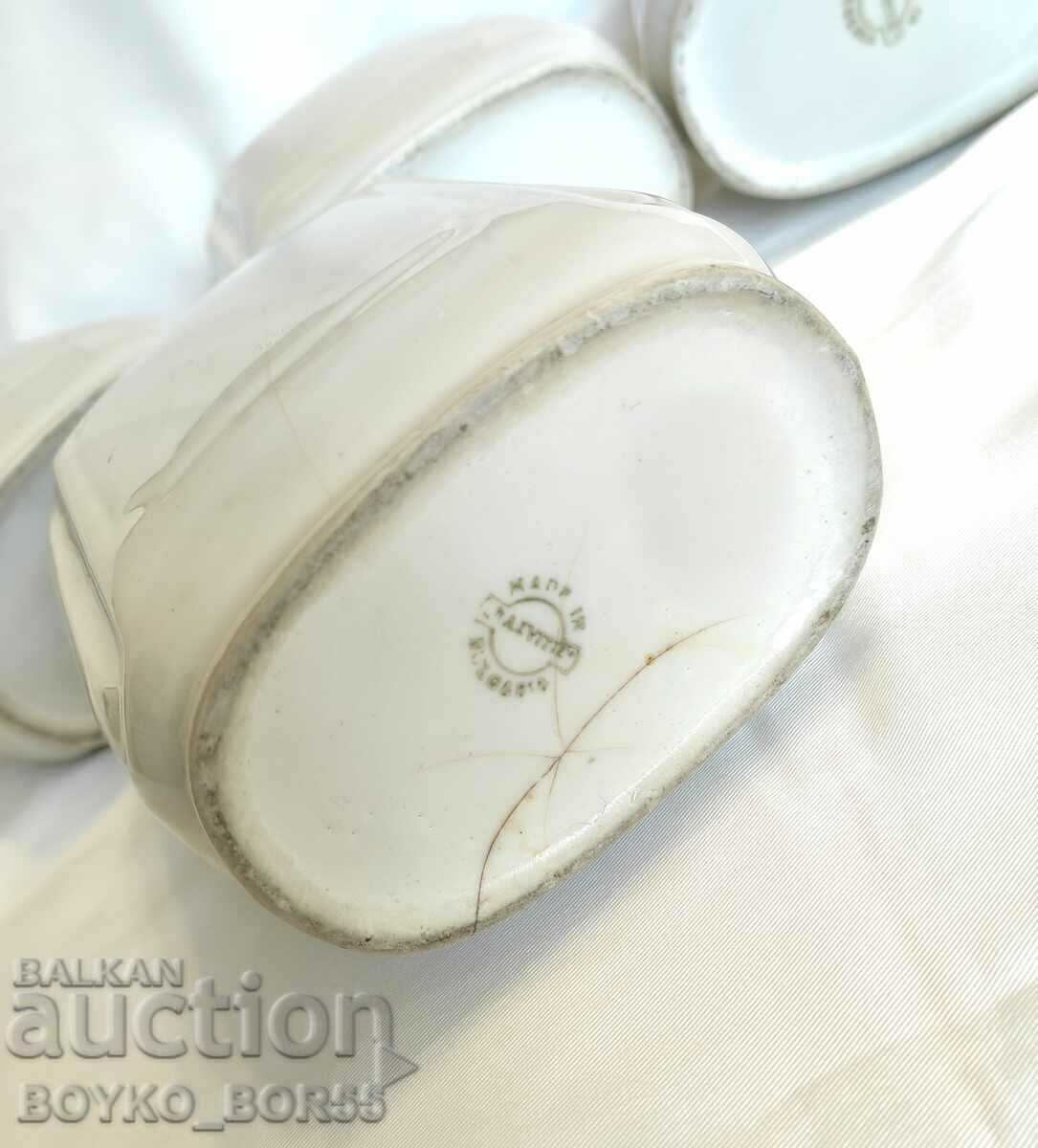 Porcelain Kitchen Set Jars Razvitie Kaleitsa 1960s - 6 Porcelain Kitchen Set Jars Razvitie Kaleitsa 1960s - 6