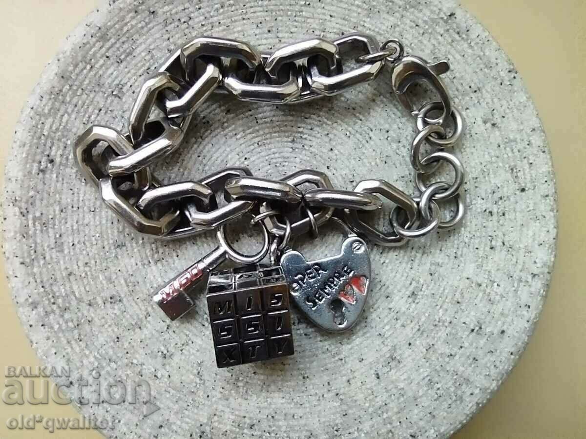 Miss Sixty bracelet - original, steel, massive spectacular with price 50.00 BGN | € 25.56 Miss Sixty bracelet - original, steel, massive spectacular with price 50.00 BGN | € 25.56