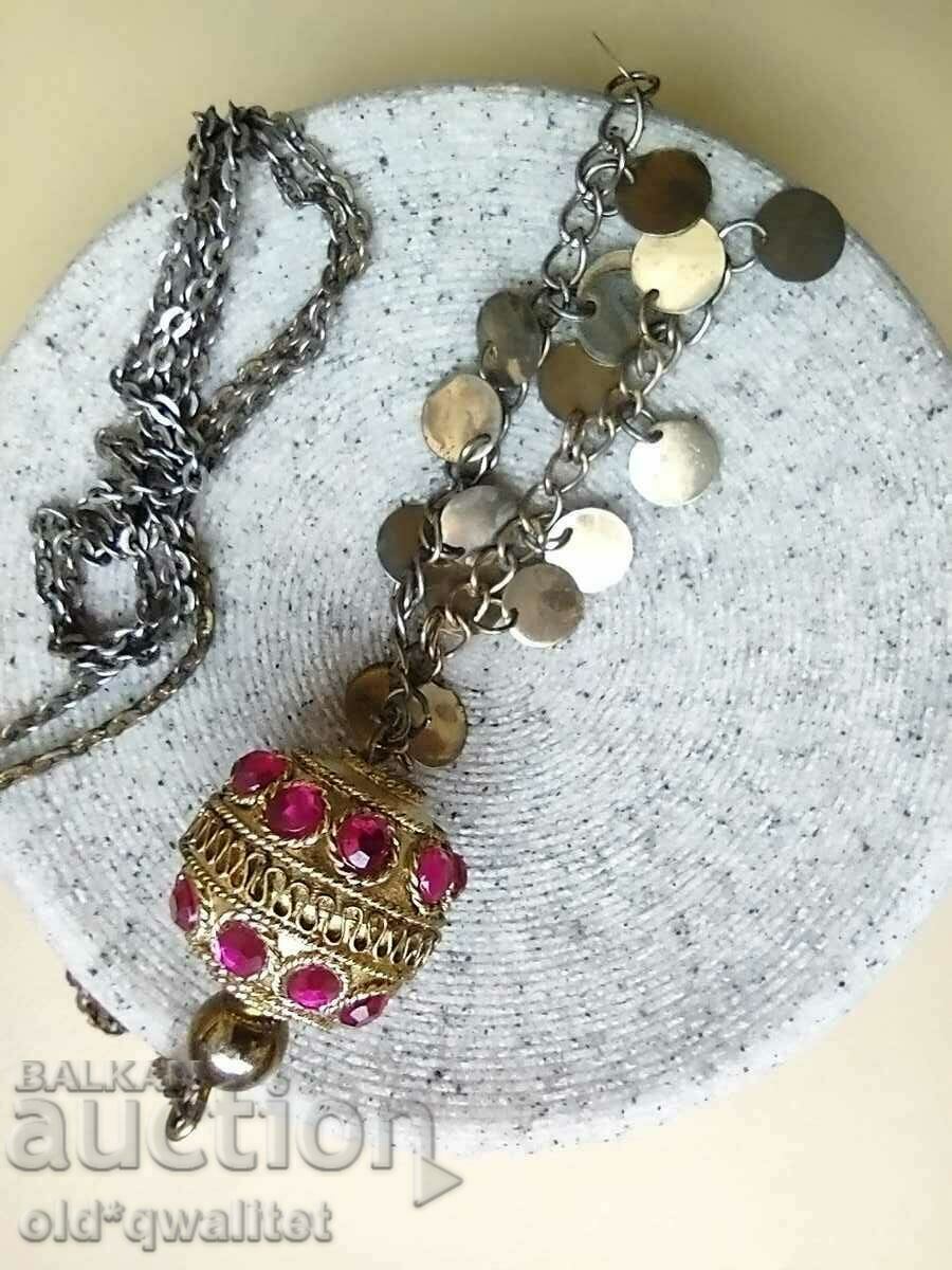 A lovely necklace with a very striking element with price 73.00 BGN | € 37.32 A lovely necklace with a very striking element with price 73.00 BGN | € 37.32