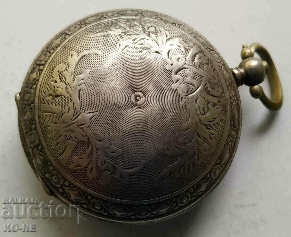 Auction Silver case for Turkish military pocket watch Auction Silver case for Turkish military pocket watch