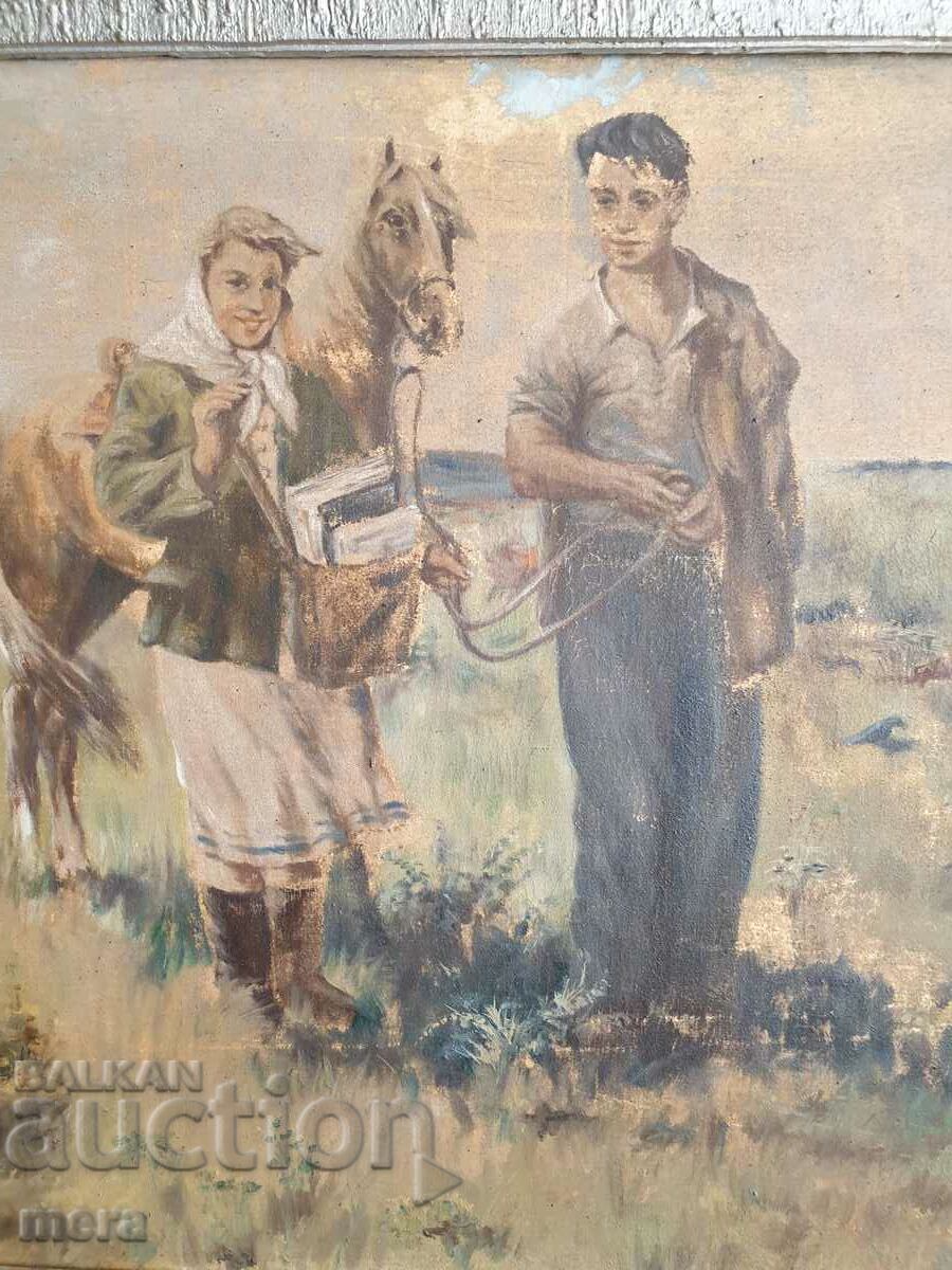 Delivery of A very old master painting Delivery of A very old master painting