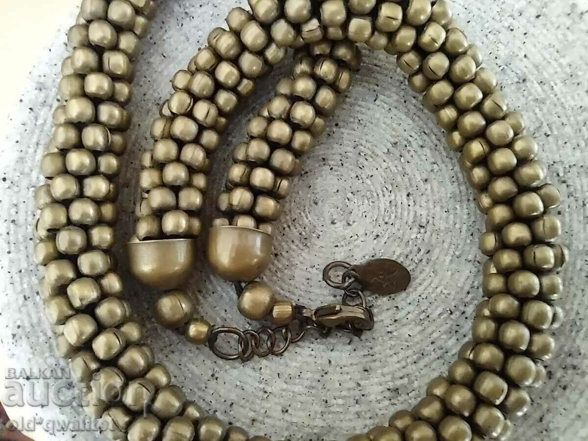 Масивно дизайнерско колие, ръчно изработено, топ ефект Масивно дизайнерско колие, ръчно изработено, топ ефект