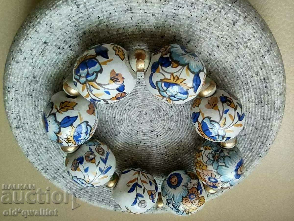 Attractive Art BRACELET handmade and painted, c. ceramic - 6 Attractive Art BRACELET handmade and painted, c. ceramic - 6