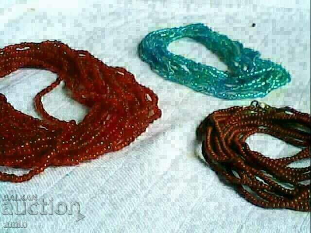 Livrarea lot bijuterii 4 metri colier din margele precum rubinul si altele Livrarea lot bijuterii 4 metri colier din margele precum rubinul si altele