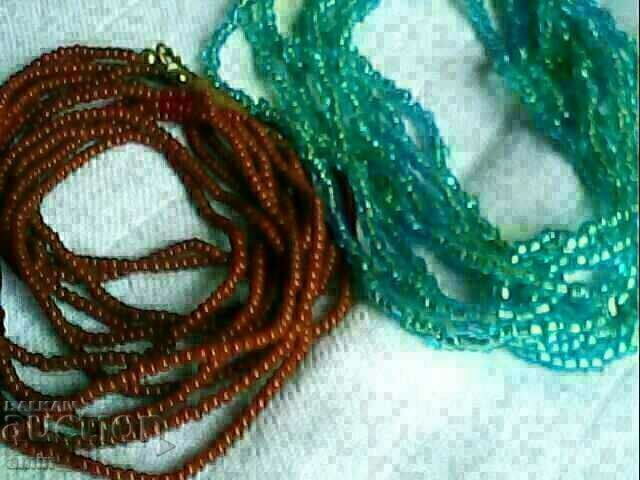 lot bijuterii 4 metri colier din margele precum rubinul si altele - 6 lot bijuterii 4 metri colier din margele precum rubinul si altele - 6