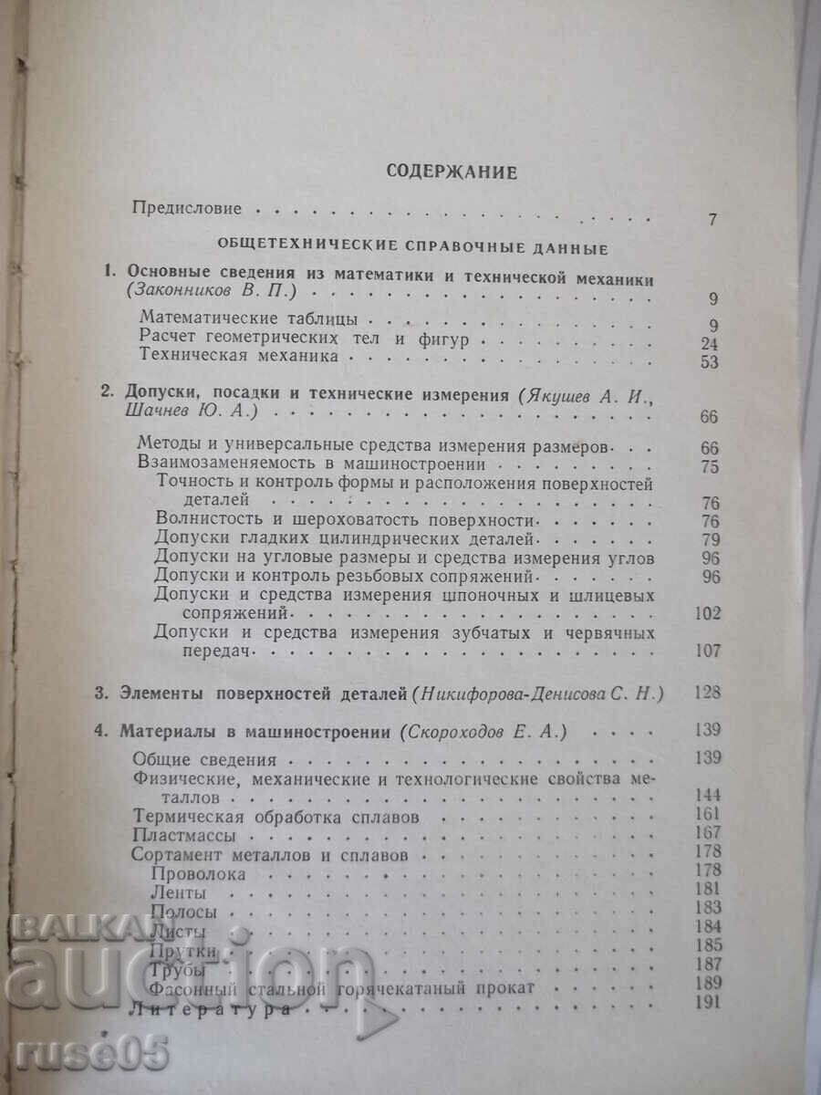 Book "Brief metallist reference book - A.N. Malov" - 768 pages. with price 12.00 BGN | € 6.14 Book "Brief metallist reference book - A.N. Malov" - 768 pages. with price 12.00 BGN | € 6.14