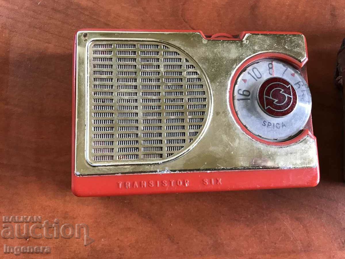 Auction RADIO TRANSISTOR "SPICA" CASE Auction RADIO TRANSISTOR "SPICA" CASE