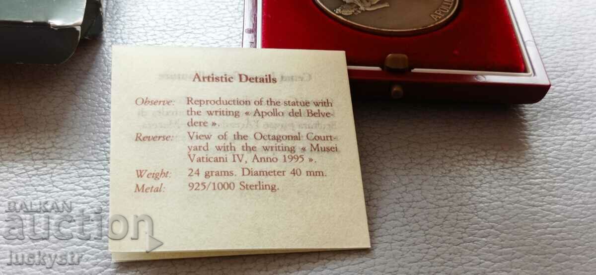 Πλακέτα/μετάλλιο Βατικανού - ασημένιο - 5 Πλακέτα/μετάλλιο Βατικανού - ασημένιο - 5