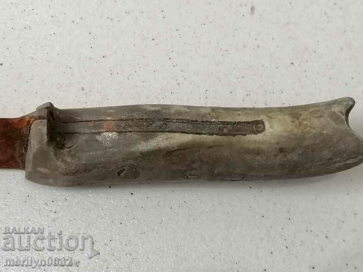 Δημοπρασία Χειροποίητο μαχαίρι βοσκού χωρίς kaniya karakulak Δημοπρασία Χειροποίητο μαχαίρι βοσκού χωρίς kaniya karakulak