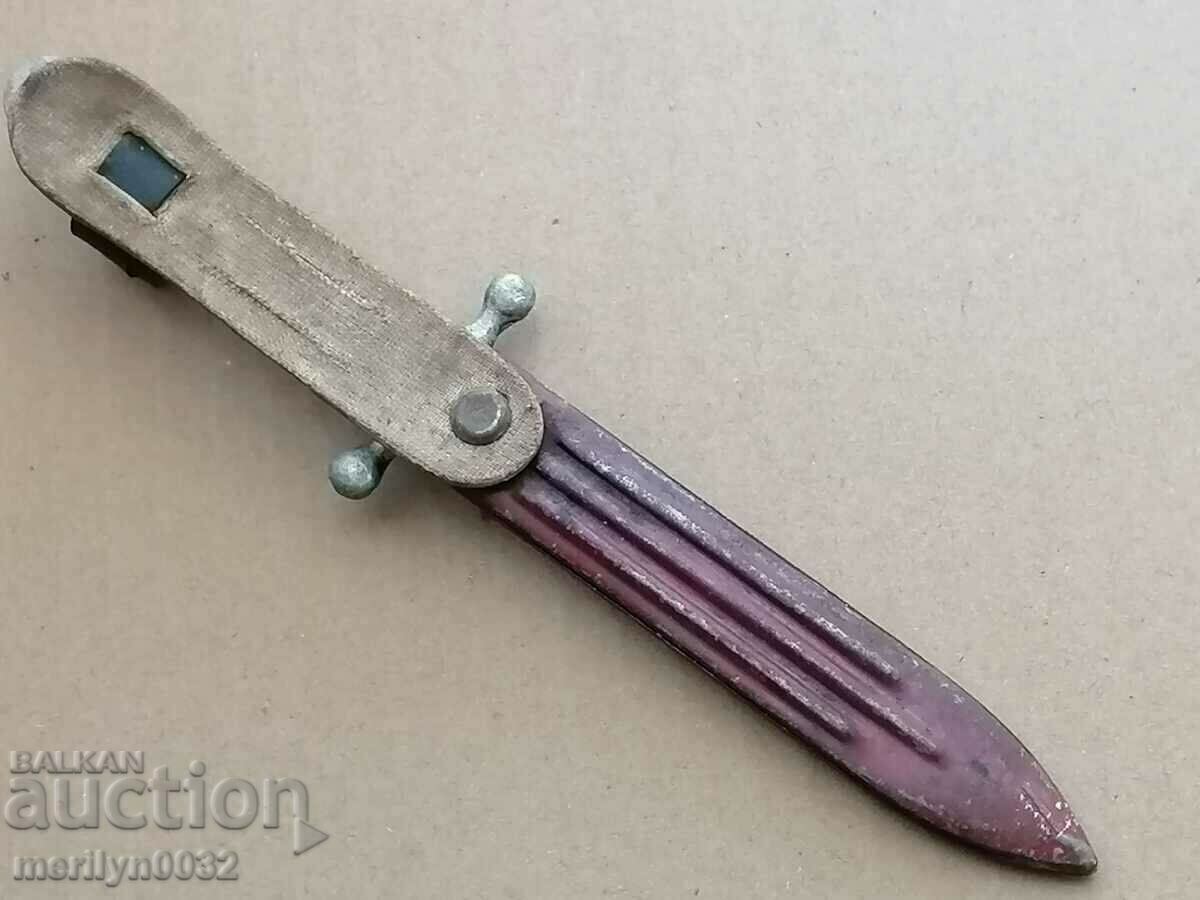 An old dagger with a kaniya knife blade - 5
