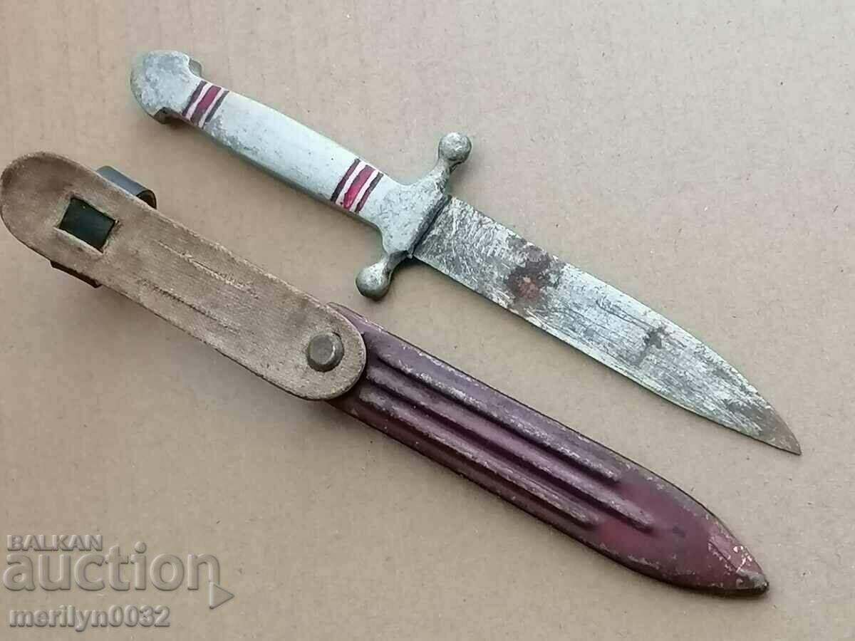 An old dagger with a kaniya knife blade - 6