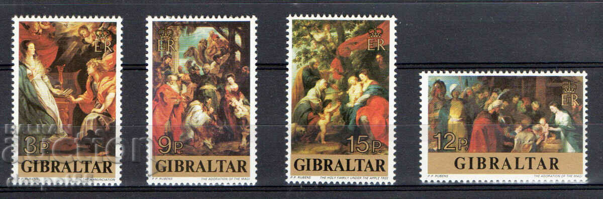 1977. Gibraltar. Mari artiști - Rubens.
