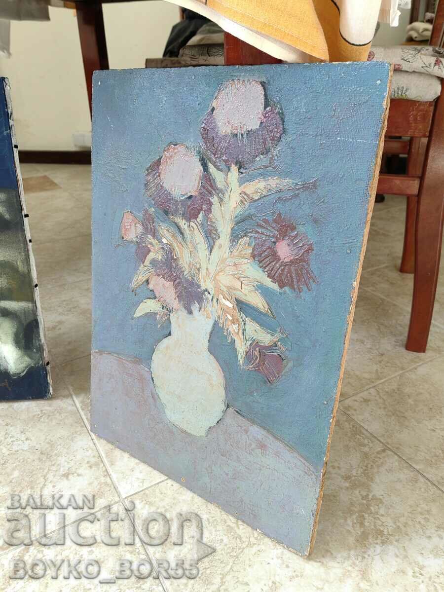 Delivery of Vintage Oil Painting Fazer 47/34 Delivery of Vintage Oil Painting Fazer 47/34