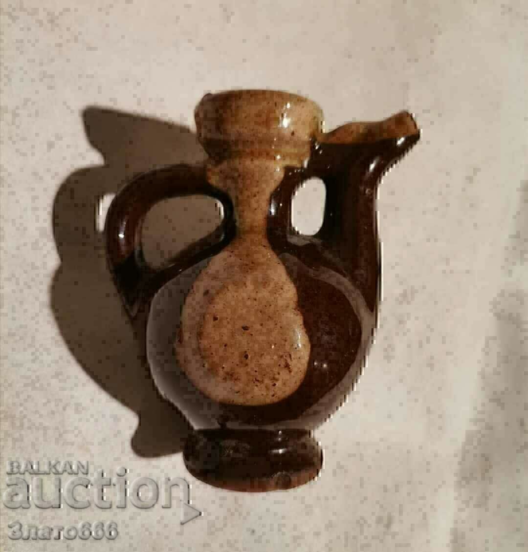 Old, small, decorative pitcher with price 5.00 BGN | € 2.56 Old, small, decorative pitcher with price 5.00 BGN | € 2.56