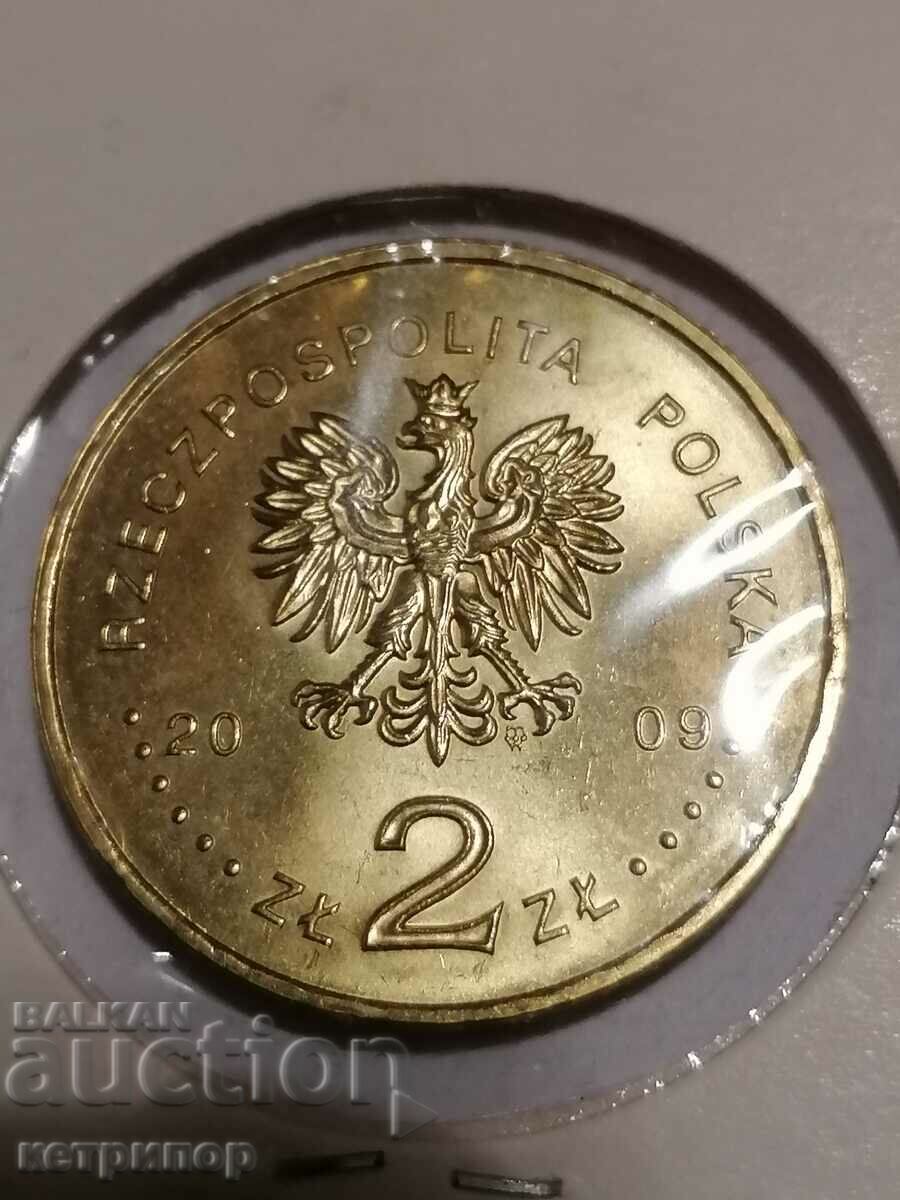 2 zlotys 2009 Poland with price 4.00 BGN | € 2.05 2 zlotys 2009 Poland with price 4.00 BGN | € 2.05