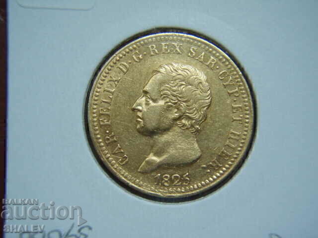 40 lire 1825 Sardinia Italia XF/AU (aur) - 6
