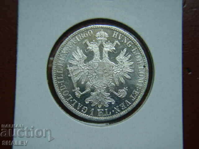1 Florin 1860 A Austria (1 флорин Австрия) (1) - AU/Unc