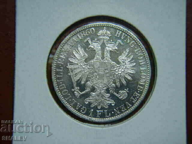 1 Florin 1860 A Austria (1 Florin Austria) (2) - AU/Unc with price 114.89 BGN | € 58.74