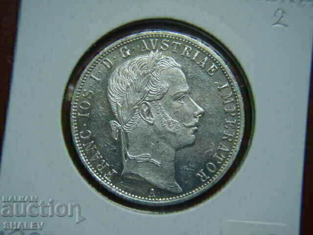 1 Florin 1860 A Austria (1 Florin Austria) (2) - AU/Unc - 7