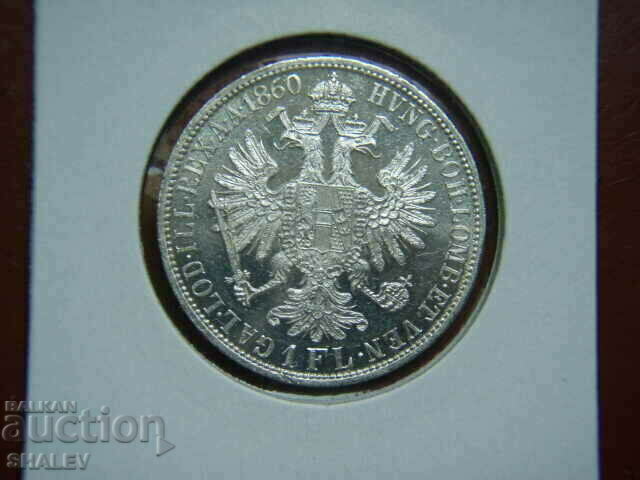 1 Florin 1860 A Austria (1 Florin Austria) (2) - AU/Unc