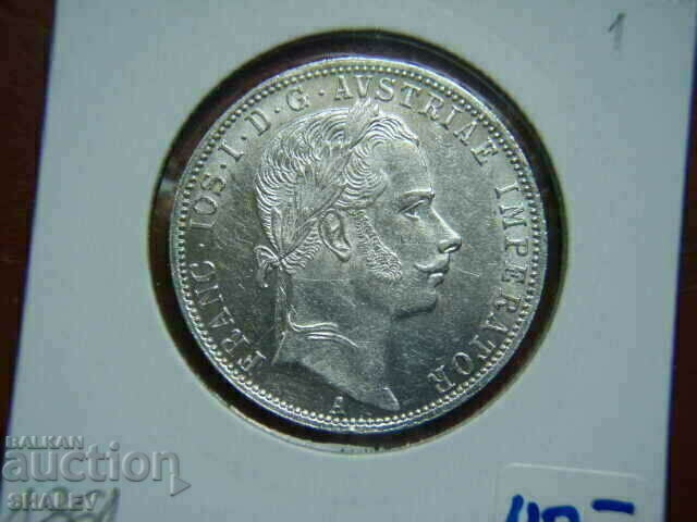 1 Florin 1861 A Austria (1 Florin Austria) (1) - AU/Unc - 5 1 Florin 1861 A Austria (1 Florin Austria) (1) - AU/Unc - 5