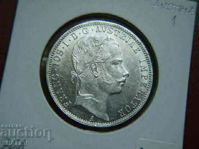 1 Florin 1861 A Austria (1 Florin Austria) (1) - AU/Unc - 7 1 Florin 1861 A Austria (1 Florin Austria) (1) - AU/Unc - 7