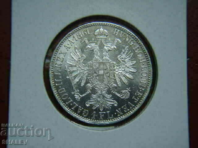 Delivery of 1 Florin 1861 A Austria (1 Florin Austria) (2) - AU/Unc Delivery of 1 Florin 1861 A Austria (1 Florin Austria) (2) - AU/Unc