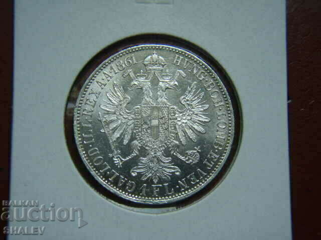 1 Florin 1861 A Austria (1 флорин Австрия) (2) - AU/Unc