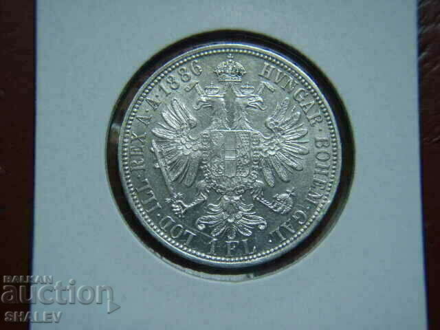 Auction  1 Florin 1886 Austria (1 florin Austria) /2/ - AU