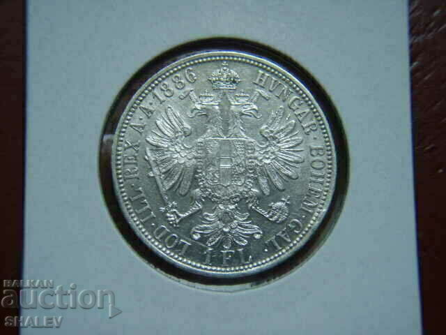 Παράδοση 1 Florin 1886 Austria (1 florin Austria) /2/ - AU
