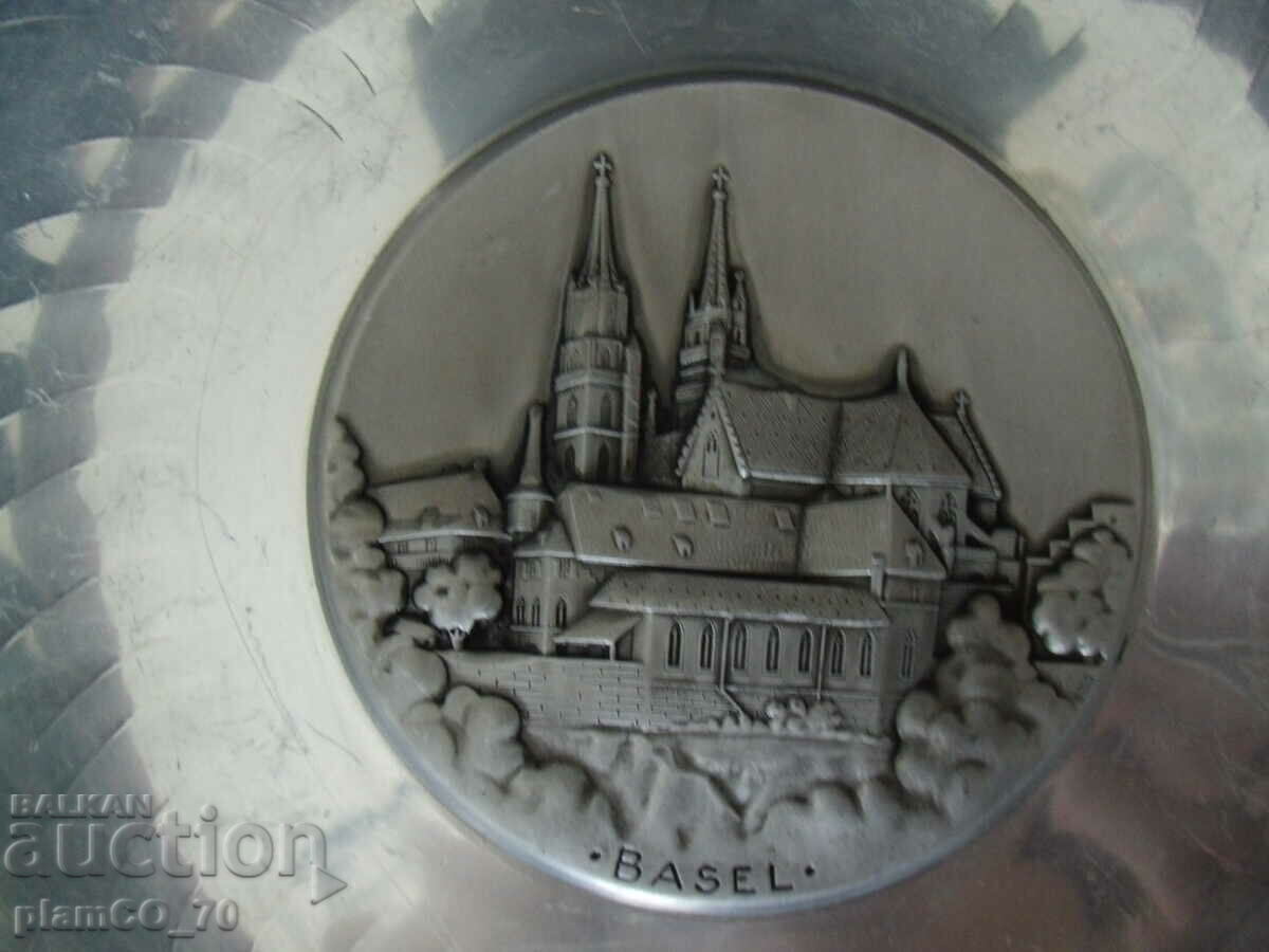 Licitație #*6951 semn metalic vechi BASEL