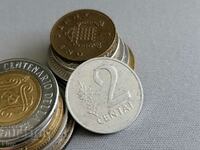 Coin - Λιθουανία - 2 σεντ 1991