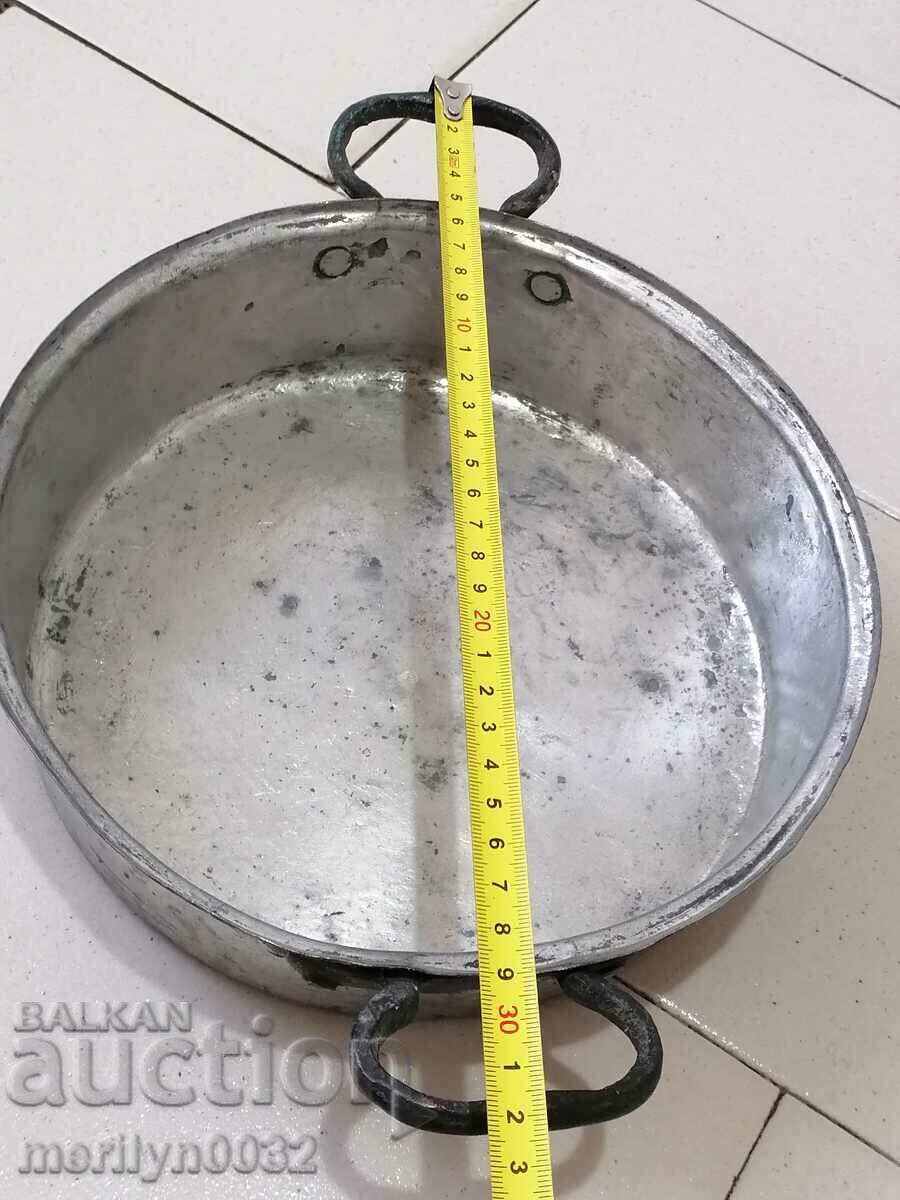 Tinned copper kadaifnik pot copper vessel pan - 6 Tinned copper kadaifnik pot copper vessel pan - 6