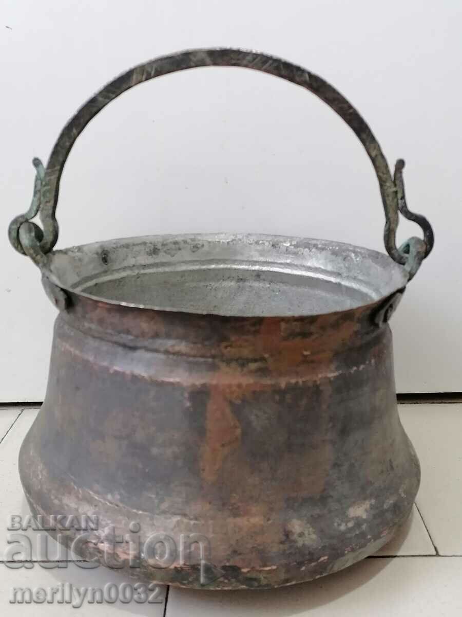 Старо бакърено менче, бакър, котле, котел, меден съд