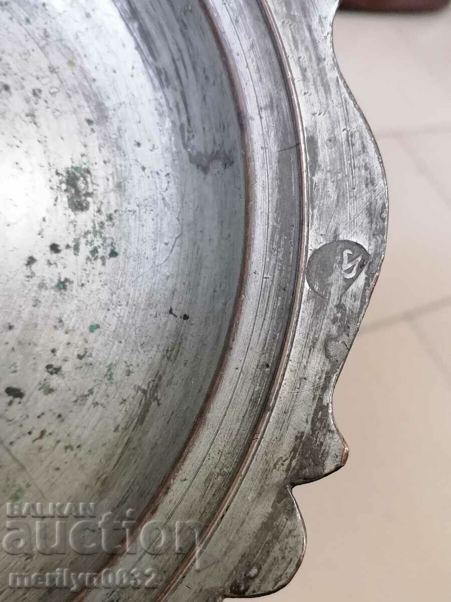 Auction  Vazrozhdenski brand Sahan copper copper pot tugra lid