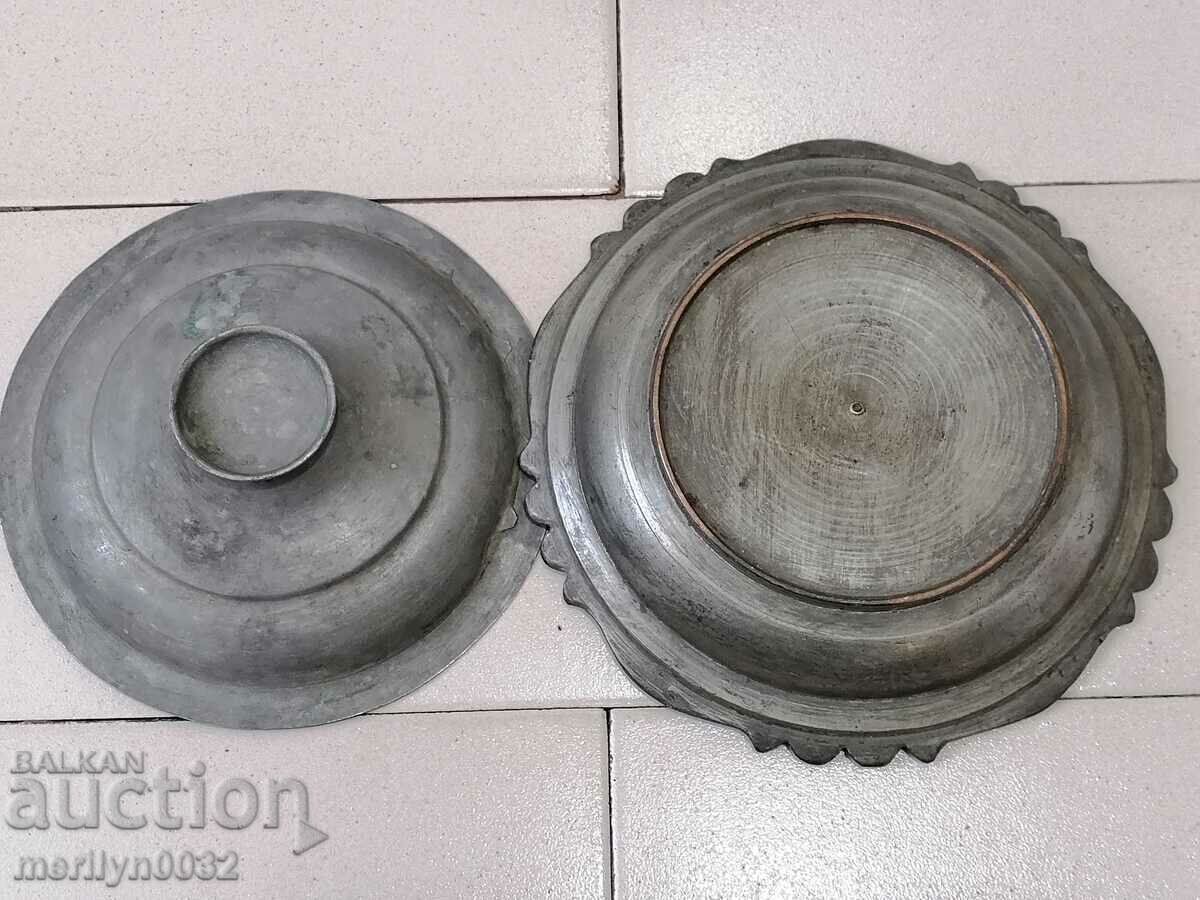 Vazrozhdenski brand Sahan copper copper pot tugra lid - 5